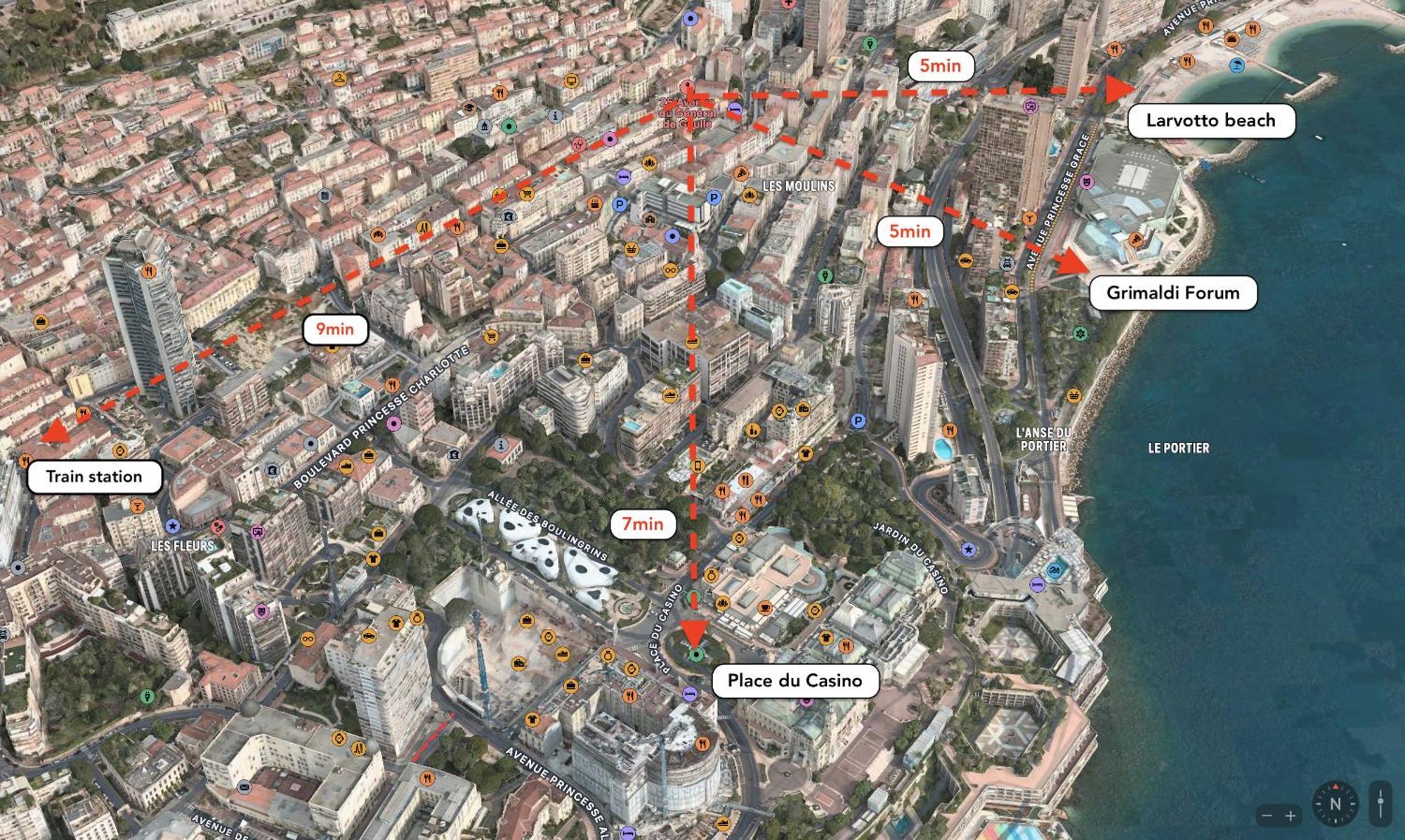 Frontiere Monaco, 2 Pieces, Centre Beausoleil Apartment Exterior photo